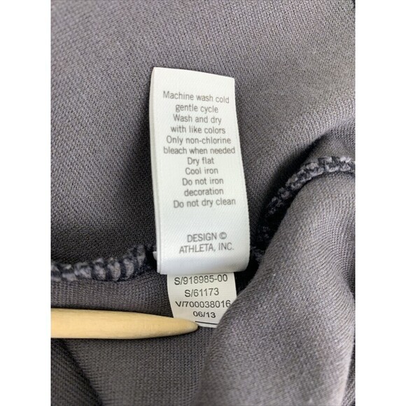 Athleta Shayla Sheath Dress Tank Gray 61173 Animal Floral Modal Cotton Med Tall - Picture 10 of 10